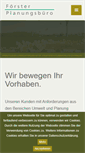 Mobile Screenshot of planungsbuero-foerster.de